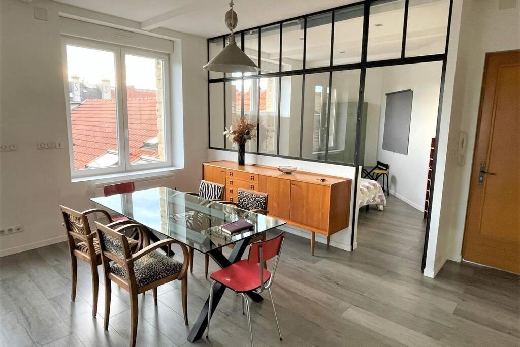 Superbe Loft 100M2 Proche Cathedrale Avec Parking Apartment Reims Exterior photo